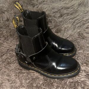 Dr “Doc” Martens Wincox Black Leather Ankle Boots Size 5 NWOT Chelsea Boot